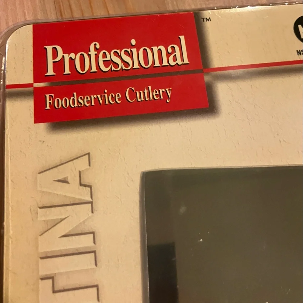 NEW Tramontina Professional Chef's Cleaver 6” Black Handle Original Packaging